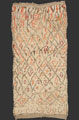 TM 2436, pile rug from the eastern High Atlas, Ait Yafelmane (?), with a dramatic version of a diamond drawing underlined by coloured filling motifs, deep pile + wild texture, Morocco, 1980s/90s, 340 x 160 cm (11' 2'' x 5' 8''), high resolution image + price on request







